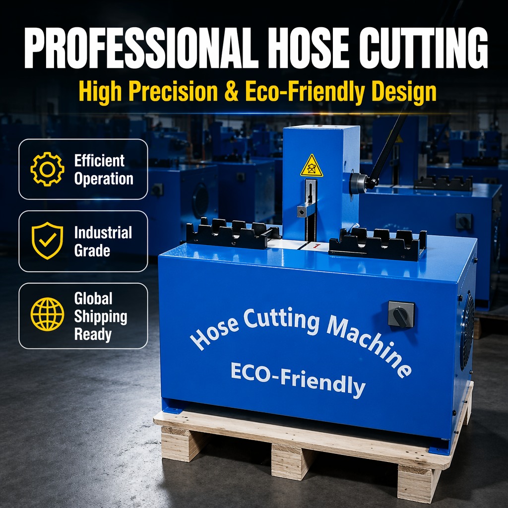 Dust-Free Hose Cutting and Skiving Machine High Pressure Hose Cutter ElectricHydraulic Hose Tube Cutting Machine