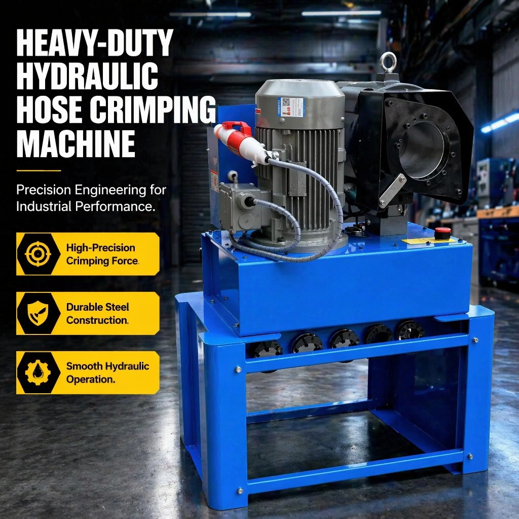 P32 Quick Die Change Hydraulic Hose Swaging Machine Automatic Hose Crimping Machine Portable Mini Hose Crimper